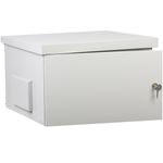 Armario rack 19" para exterior IP55 de 4U blanco SOHORack GO 600x600x330 mm - WX07000 - 01
