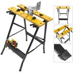 Banco de trabajo con mordaza ajustable. Mesa plegable para bricolaje. 100 Kg - KA01100 - 03