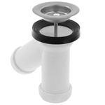 Sifón "Y" compacto con válvula para lavabo-bidet ∅ 40 x 32 mm - KS20400 - 03
