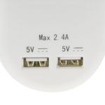 Enchufe schuko 16A con cargador 2 x USB A hembra - AU00000 - 06