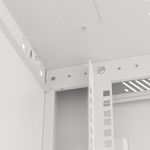 Armario Rack mural 19" 6U F450 600x450x379mm pared desmontado DIY blanco Lanberg - WK31600 - 07