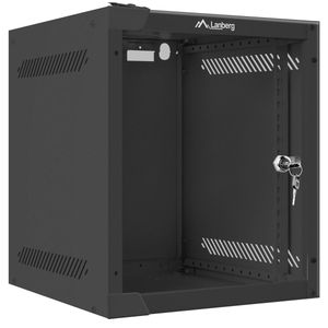 Armario Rack mural 10" 6U F310 280x310x336mm pared desmontado DIY negro Lanberg