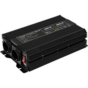 Inversor eléctrico onda modificada 12 VDC a 220 VAC de 1500W y USB