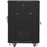 Armario Rack 19" de pie 15U F600 600x600x848mm negro Lanberg - WL50100 - 02