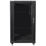 Armario Rack 19" de pie 22U F600 600x600x1159mm negro Lanberg - WL50300 - 04