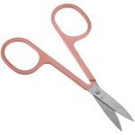 Kit de estuche de manicura y pedicura profesional, set de 7 accesorios de acero inoxidable, color Oro rosa - BE10300 - 05