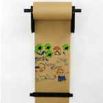 Portarrollos de pared con bobina de 20 cms. Dispensador de papel de embalaje en bobinas de hasta 20 cm 8" - KX02000 - 07