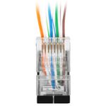 Pack de 20 unidades enchufe RJ45 de 8 clavijas cat.5E FTP de 8 pin de Lanberg PLS-5020EZ - RP16600 - 04
