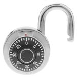 Candado de seguridad acero y combinación rotatoria con llave 50mm - LK05900 - 09