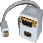 Cable duplicador pasivo de miniDVI macho a DVI-D y HDMI - DV06900 - 01