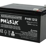 Batería PHASAK  12V 12Ah VRLA AGM - PHB 1212 - 02