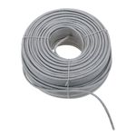 Bobina de cable de red ethernet Cat. 6 FTP de 100 m flexible de color gris - LM03300 - 03