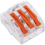 Bloque conector de empalme de 3 tomas para cable 2,5mm (5 Pack) - TB10500 - 06