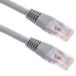 Cable de red ethernet RJ45 LSHF UTP Cat.6 gris 25 cm - HF06100 - 01