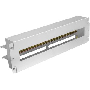 Panel de distribución eléctrica 3U de 19" DIN TS-35 AK-VDP103-S blanco