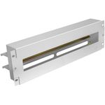 Panel de distribución eléctrica 3U de 19" DIN TS-35 AK-VDP103-S blanco - RZ17600 - 01