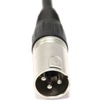 Cable de audio estéreo XLR 3-pin macho a TRS jack 6.3mm macho de 5m - AZ01400 - 02