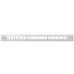 Patch panel configurable para keystone 19" blanco de 24 RJ45 con FTP y UTP1U Lanberg PPKS-1124-S - RD19200 - 02