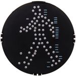 Luz LED para semáforo IP65 200mm de 12-24V peatón verde - SM05300 - 02