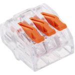Bloque conector de empalme de 3 tomas para cable 2,5mm (5 Pack) - TB10500 - 03