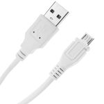 Cable USB 2.0 A MicroUSB macho blanco 3m - UR04400 - 05