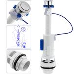 Descargador doble pulsador de cable con base para cisterna WC - KS16200 - 02