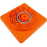 Cono de tráfico con reflector de señalización y balizamiento 70 cm plegable - SQ05600 - 02