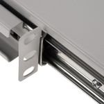 Bandeja telescópica ajustable para armario rack 19" de 1U y fondo 550mm blanco - RZ02700 - 04