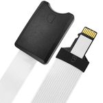 Adaptador de microSD TF a slot de tarjeta SD SDHC SDXC con cable plano de 48 mm - SL00100 - 06