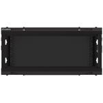 Armario Rack mural 19" 4U F600 600x600x277mm pared desmontado DIY negro Lanberg - WK36200 - 10