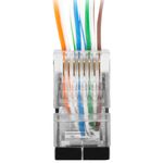 Pack de 20 unidades conector RJ45 de 8 clavijas cat.6 FTP de 8 pin de Lanberg PLS-6020EZ - RD14300 - 02