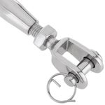 Tensor de cable de acero. Modelo de horquilla a anilla de rosca 10 mm - NY04800 - 05
