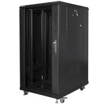 Armario Rack 19" de pie 22U F800 600x800x1216mm negro Lanberg - WL52200 - 05