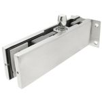Pernio y bisagra fija superior de aluminio para puerta de cristal para cierrapuertas de suelo - LK08200 - 04