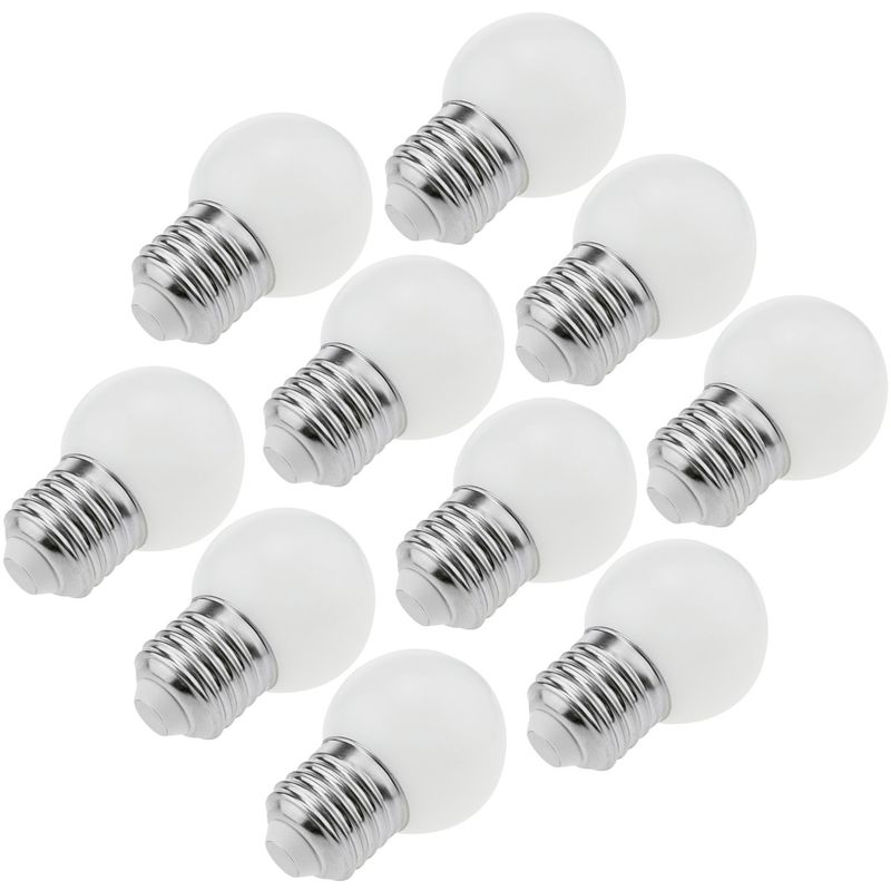 Bombilla LED G45 E27 230VAC 1,5W luz blanco cálido 10 pack - NT19600 - 01