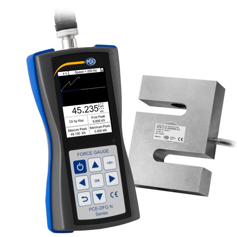 Dinamómetro PCE-DFG NF 50K - PC18900 - 01