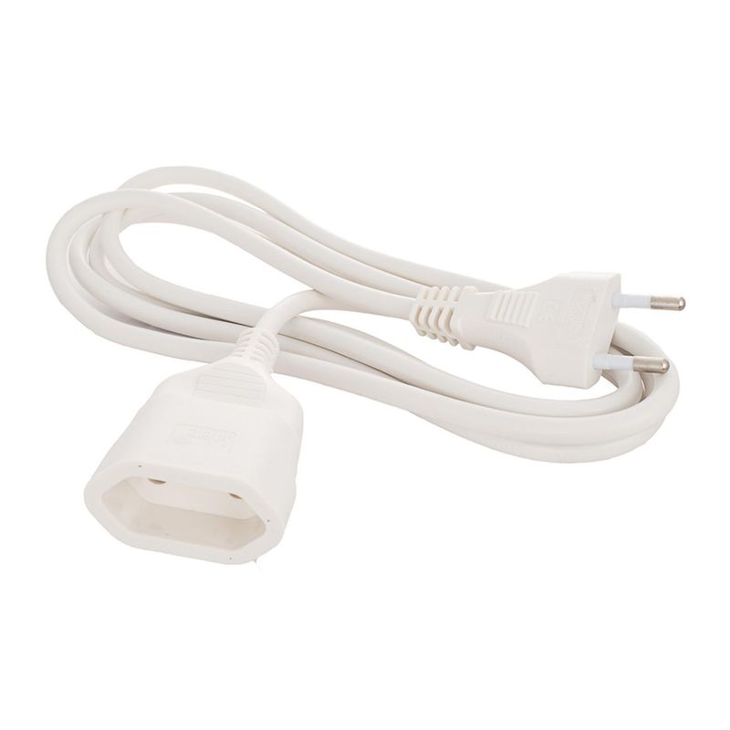 Alargador enchufe de 2m de largo color blanco Solera 23198 - SL55000 - 01