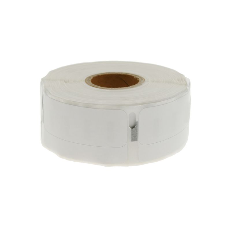 Rollo bobina de 500 etiquetas adhesivas compatibles con Dymo S0722550 y 11355 19x51mm - BM09700 - 01