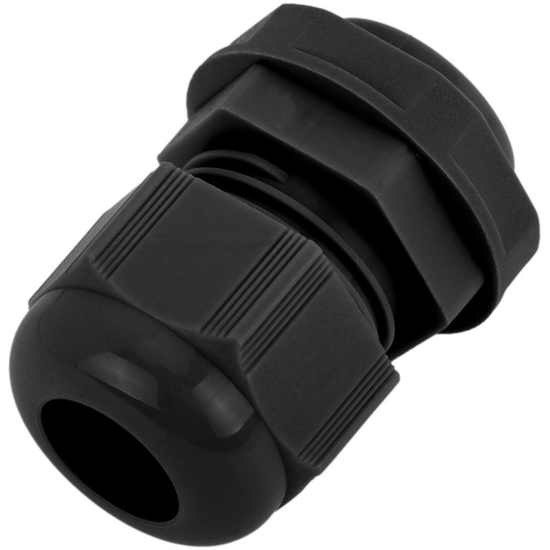 Prensaestopas de poliamida PG13,5 negro - ES11400 - 01