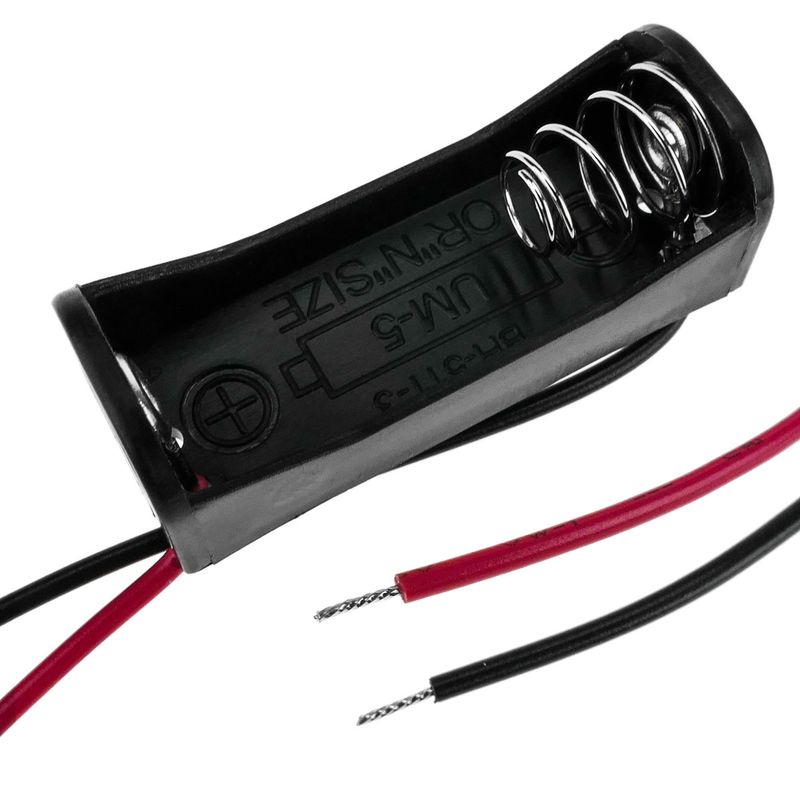 Portapilas plano para 1 pila A23 8LR932 MN21 V23GA LR23 de 12V - ET00100 - 01
