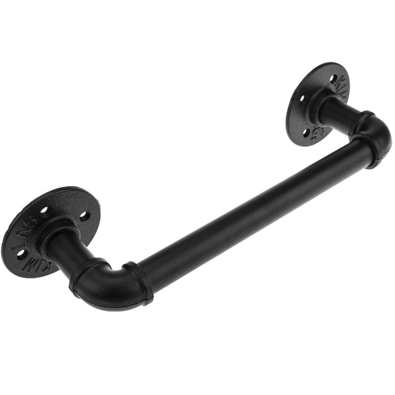 Barra de soporte de 300 mm. Toallero de tubos industrial y vintage - IP05000 - 01