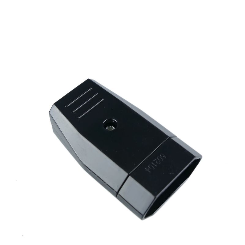Clavija enchufe bipolar europlug hembra negro - CM06400 - 01