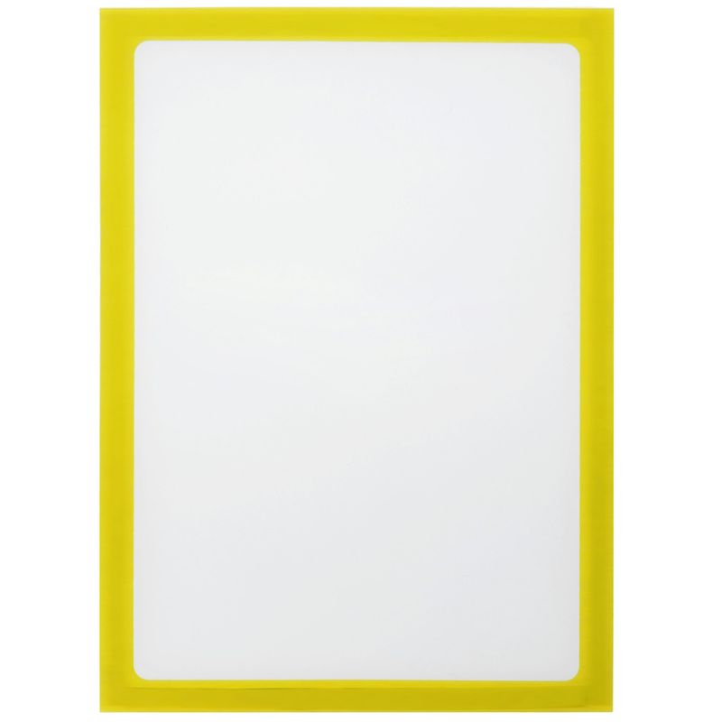 Marco magnético flexible amarillo A4 para letreros con imán - SY09400 - 01