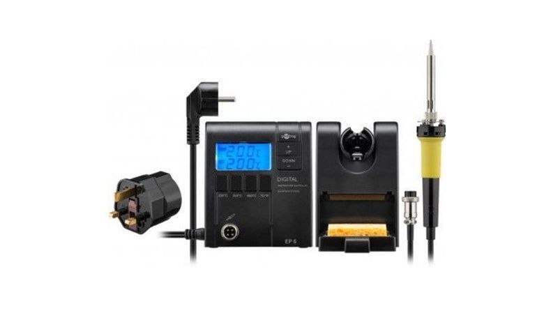 Estación de soldadura profesional 48W ajuste temperatura 200~400º com adaptador de enchufe - SK 316 - 01