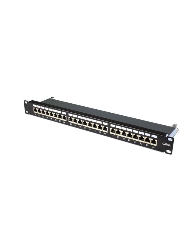 Patch panel rack 1U Cat 6A FTP Lapara Networking - LA-4010204 - 01
