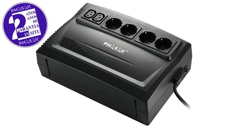SAI Phasak Orion 750 VA USB + RJ-45 + Coaxial - PH 9475 - 01