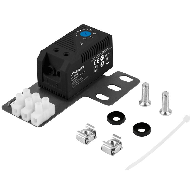 Termostato para kit de ventilación para armario rack 19" Lanberg AK-1505-B - RK17200 - 01
