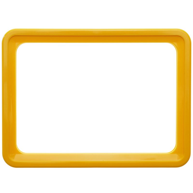 Marco para letreros y carteles A5 218x155mm amarillo para rotulación - SU01200 - 01