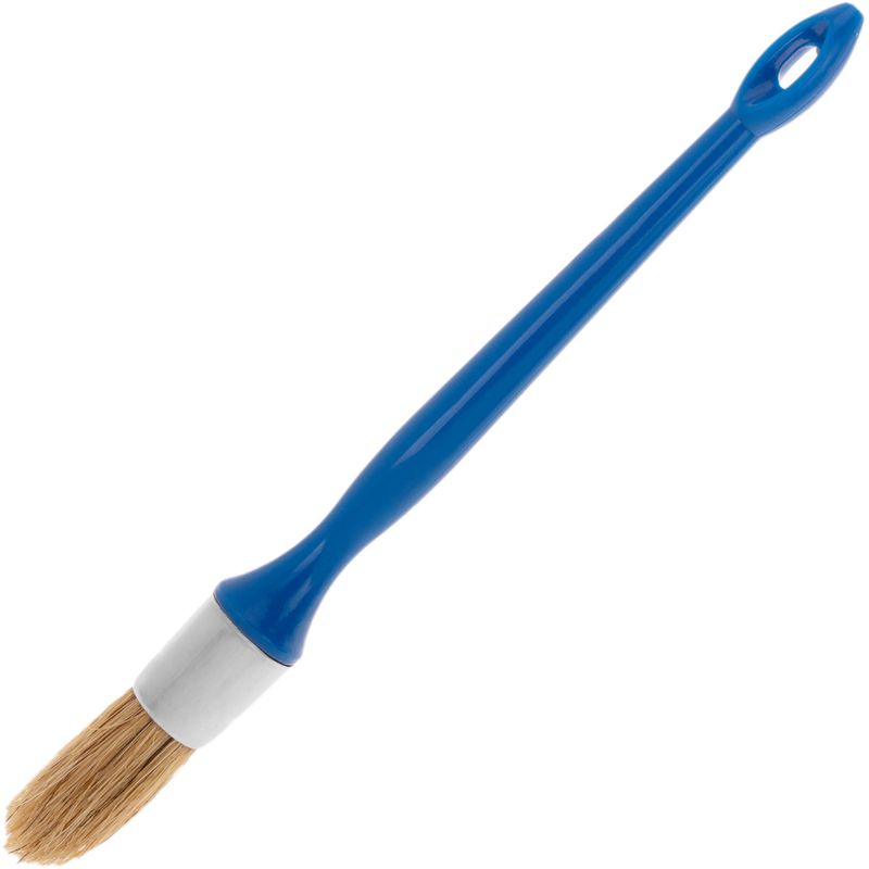Brocha redonda para pinturas y barnices número 8 de 8 mm de diámetro color azul - YC02700 - 01