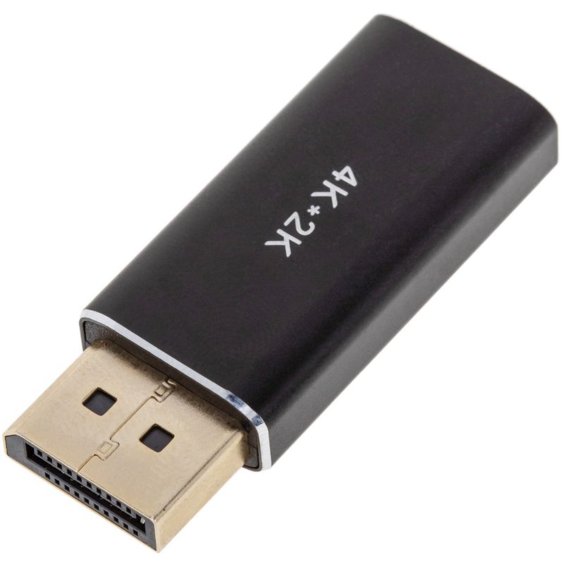Adaptador compacto de vídeo DisplayPort macho a HDMI hembra 1080p FullHd 2K 4K - YP04800 - 01
